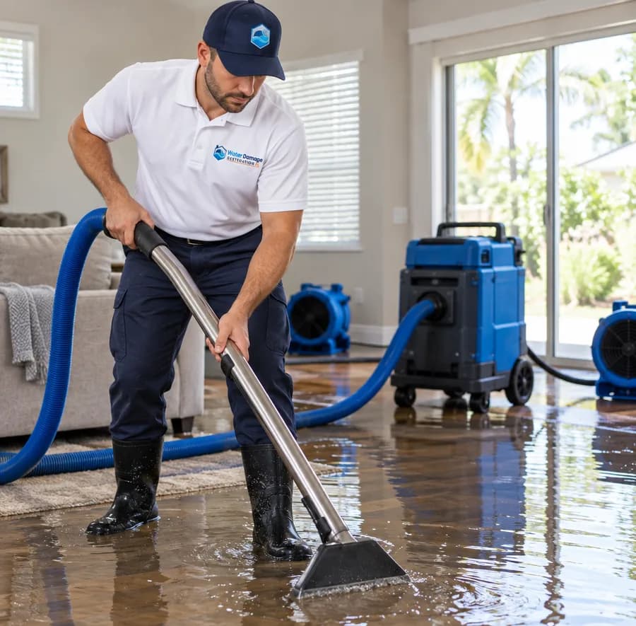 Remove the water