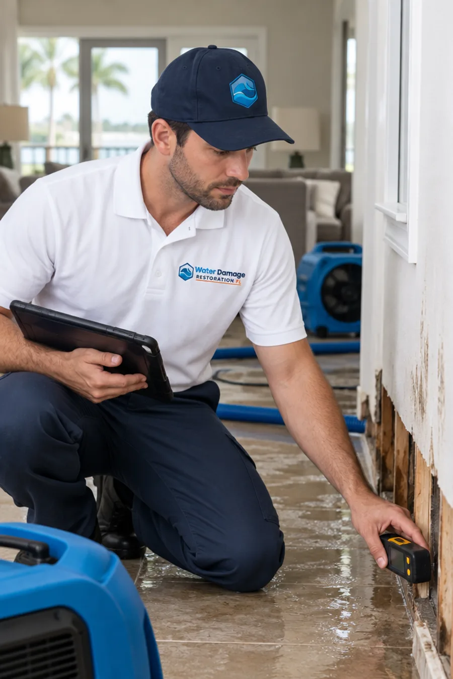 What determines the cost of water damage restoration