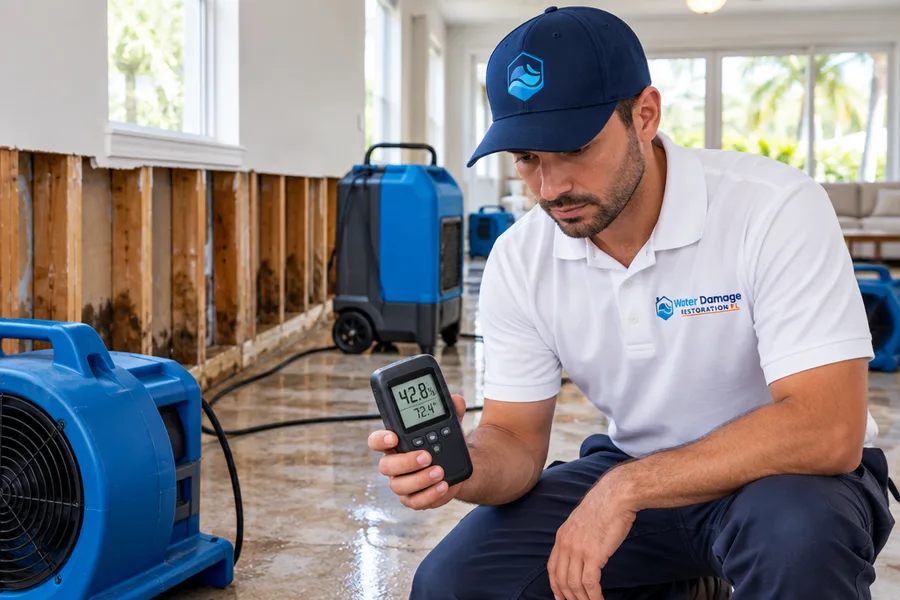 Why humidity control matters after water damage