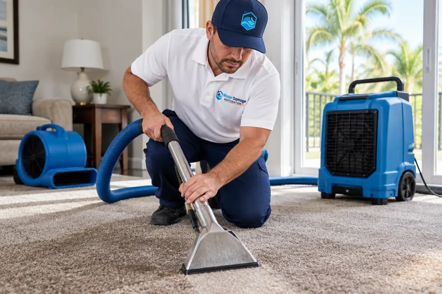 Why wet carpet needs fast attention