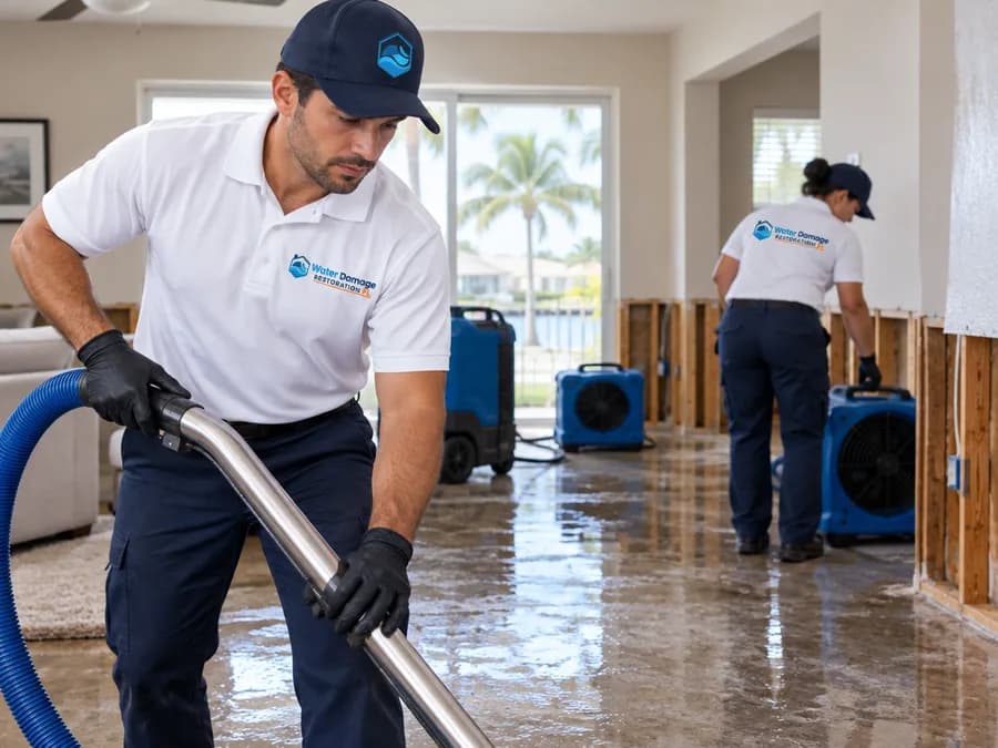 What emergency cleanup involves