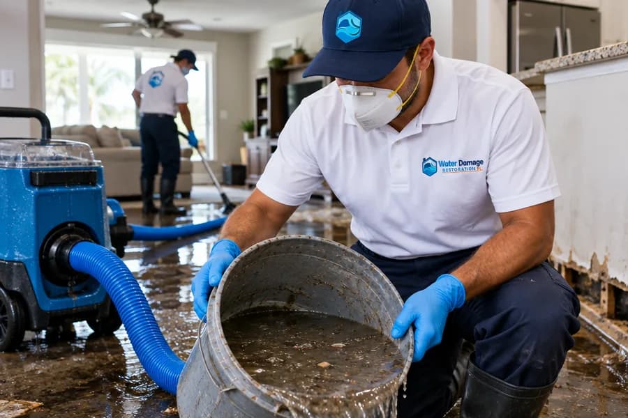 Handling contaminated water safely