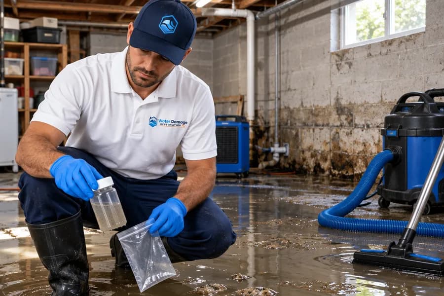 Contamination in basement flood water