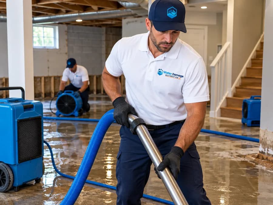 How basement flood cleanup works