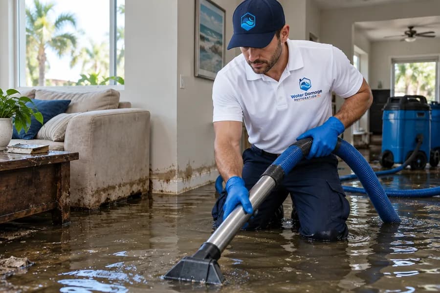Treating flood water as contaminated