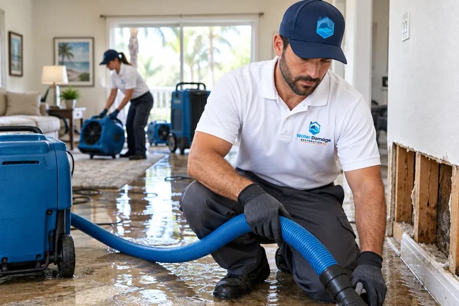 What flood cleanup involves