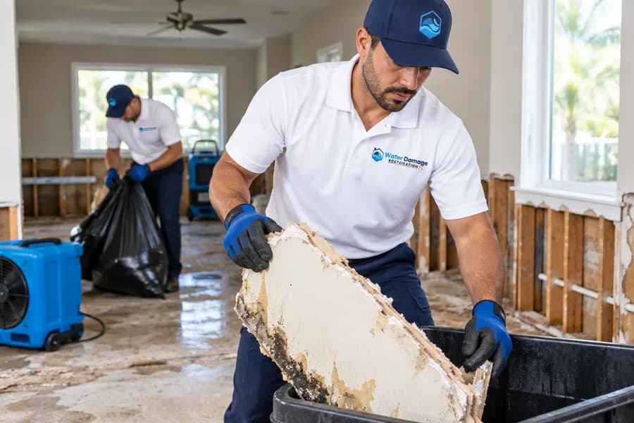 Cleanup and safe material removal