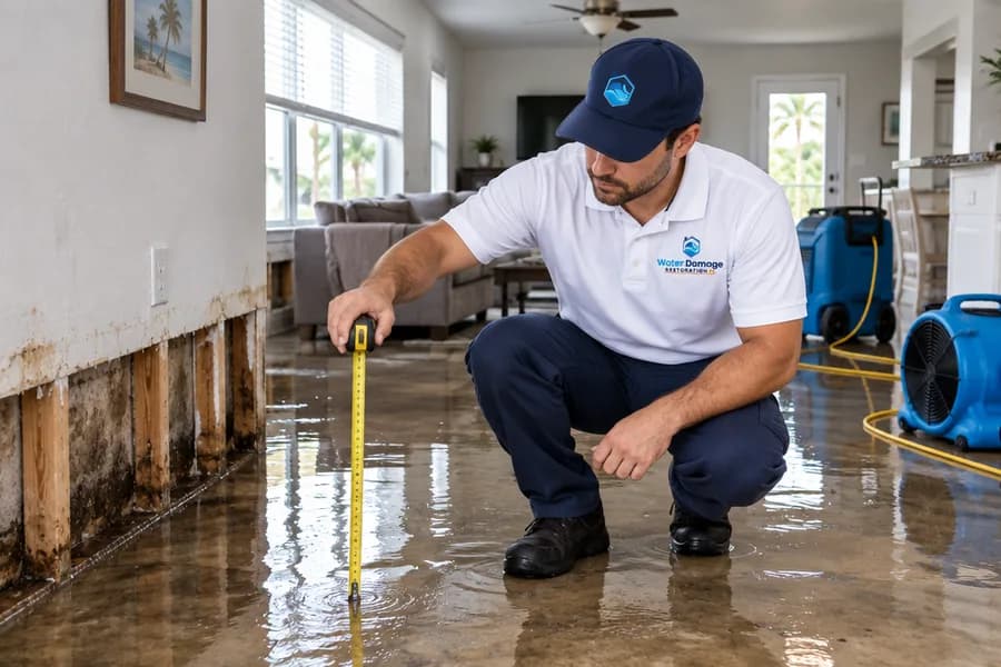 How far flood water really spreads