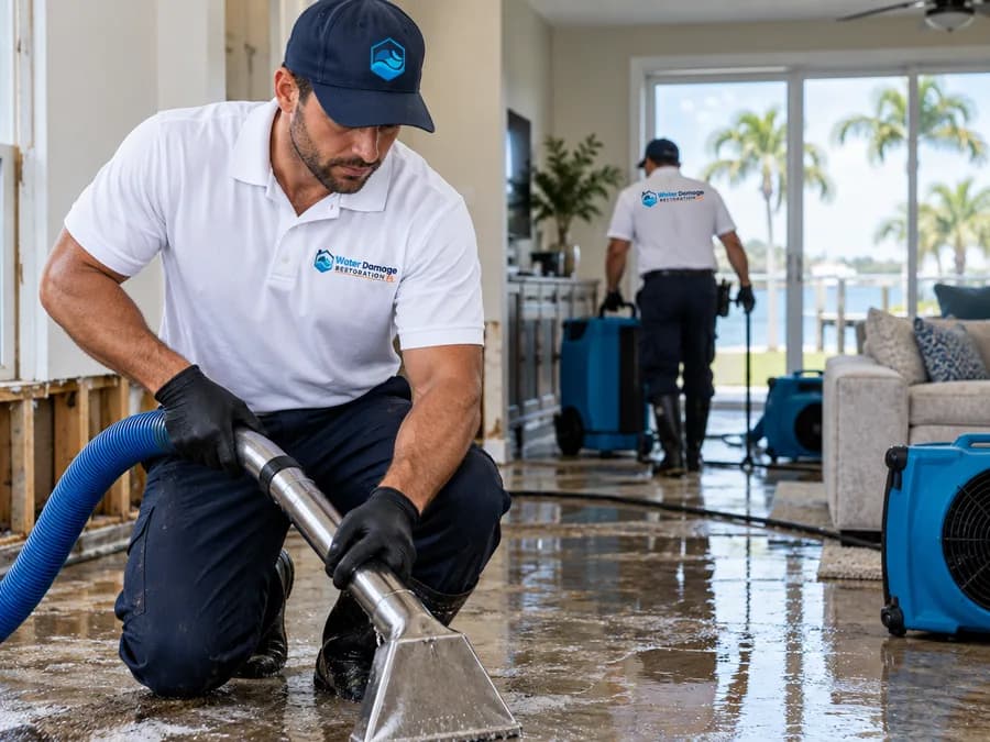 What storm water damage restoration covers