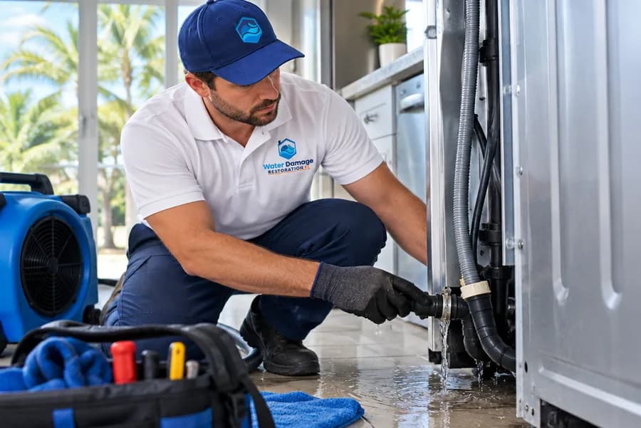 Appliance leak restoration across Florida