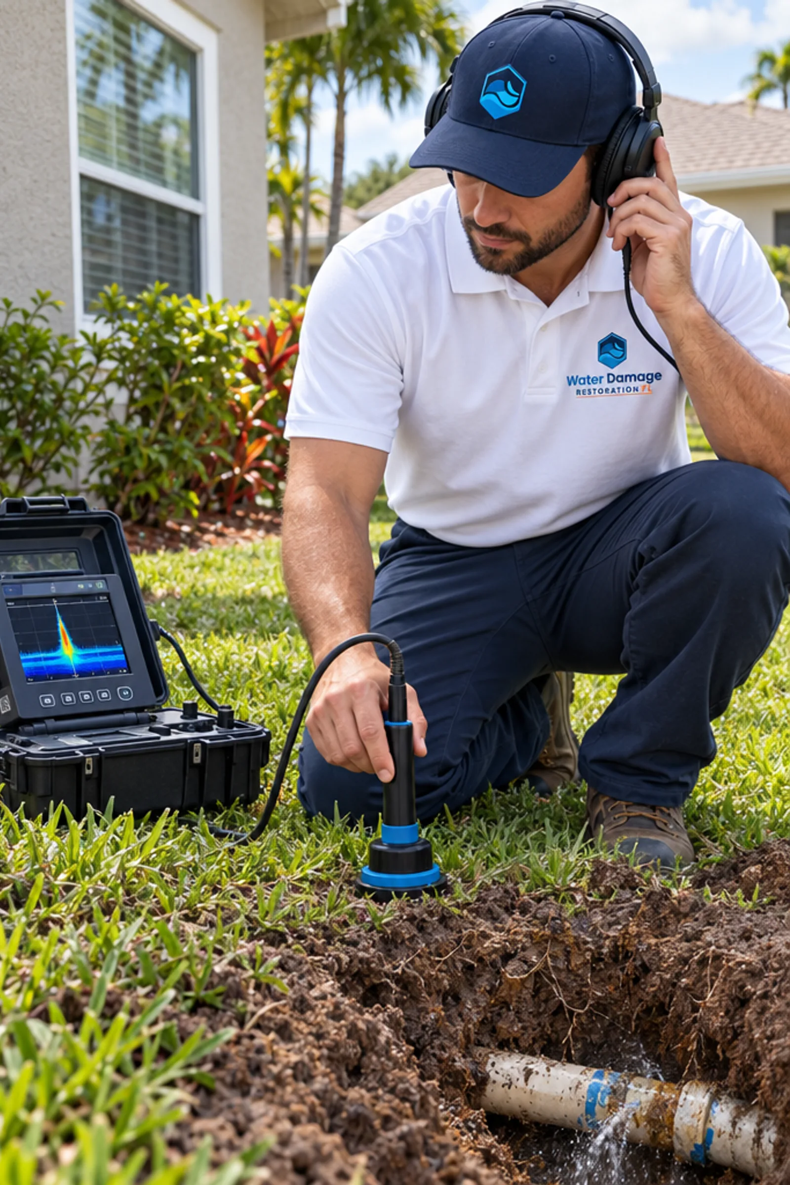 How we locate a hidden broken pipe