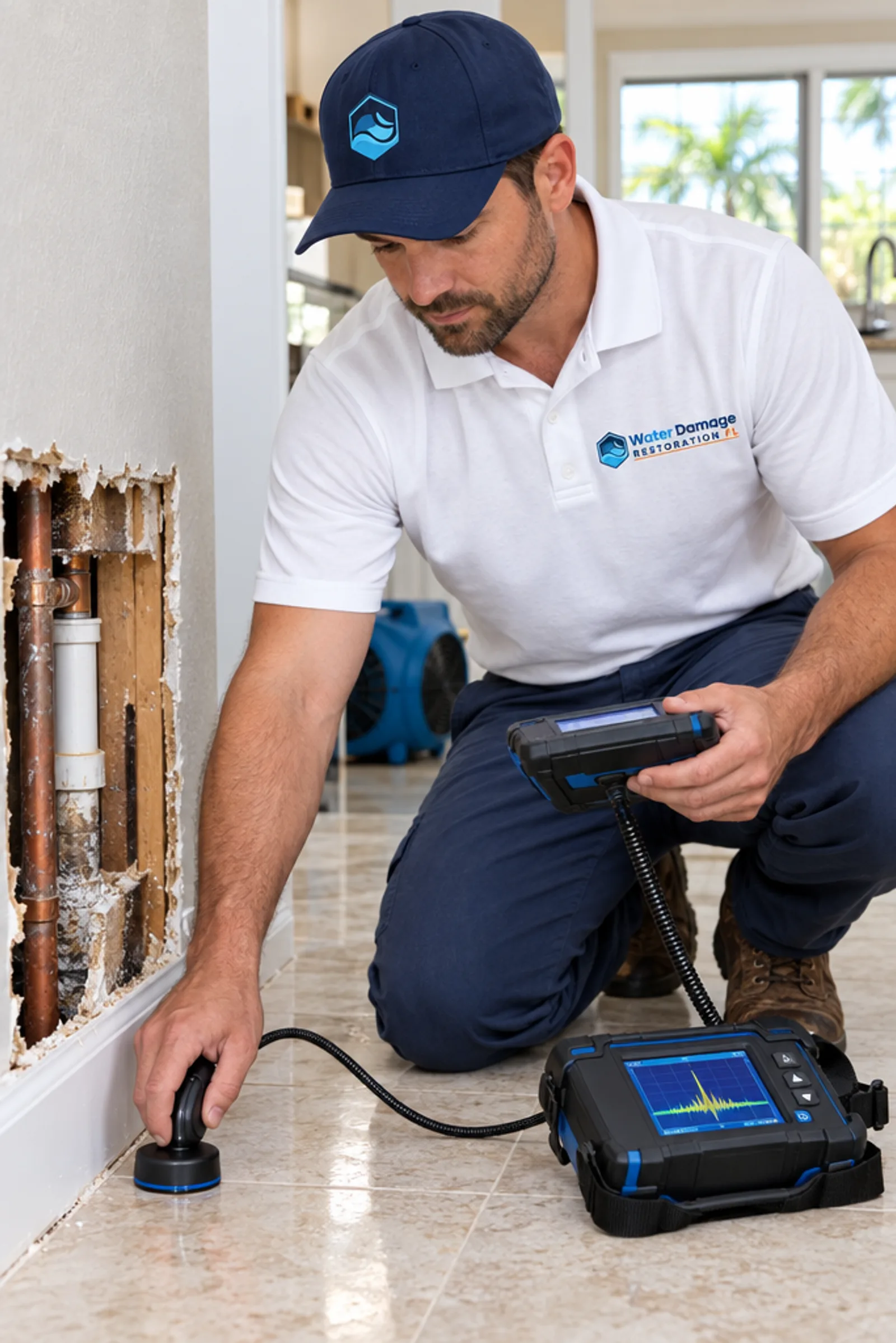 How we locate the source of a leak