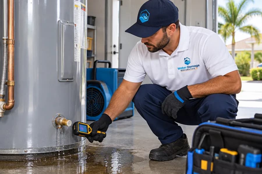 Water heater leak response in Florida