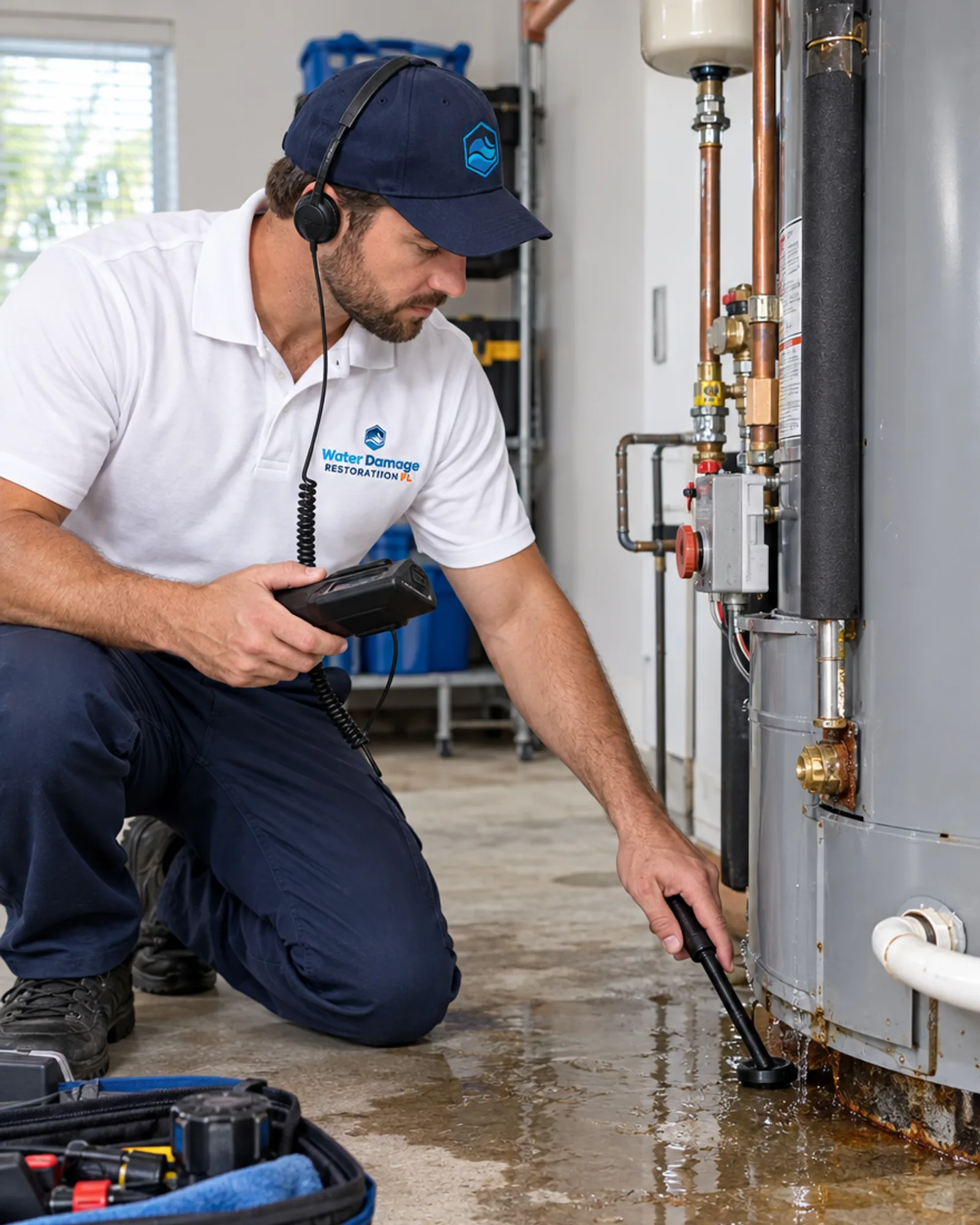 Where water heater leaks do the most damage