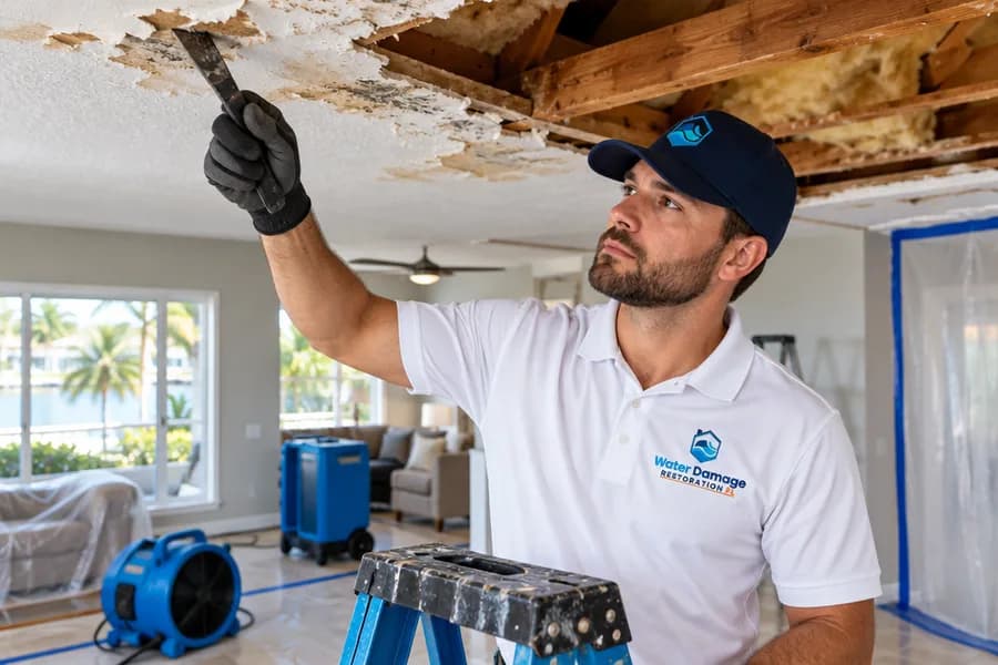 How long ceiling repair takes