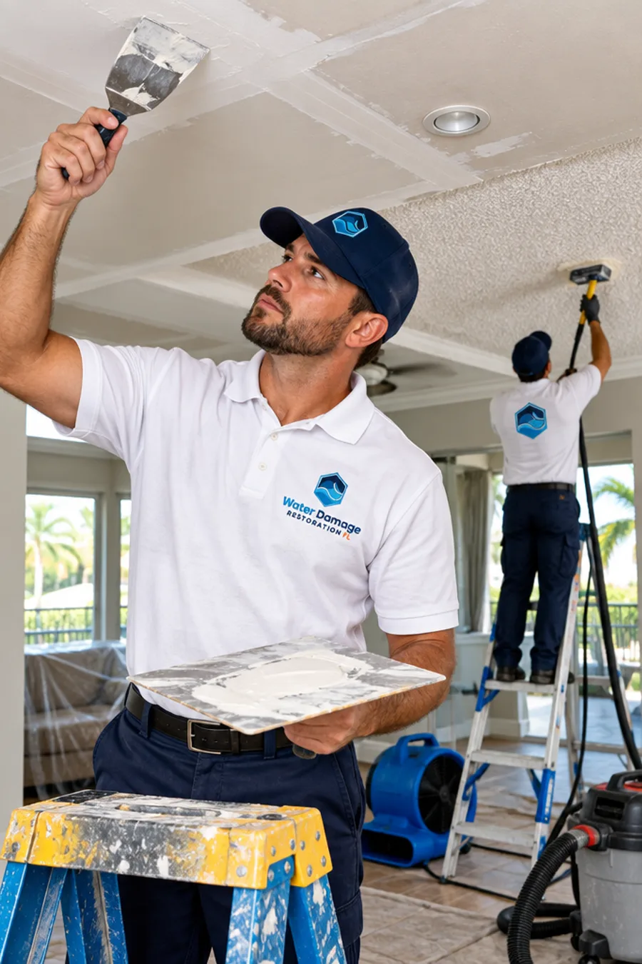 Repairing different ceiling types