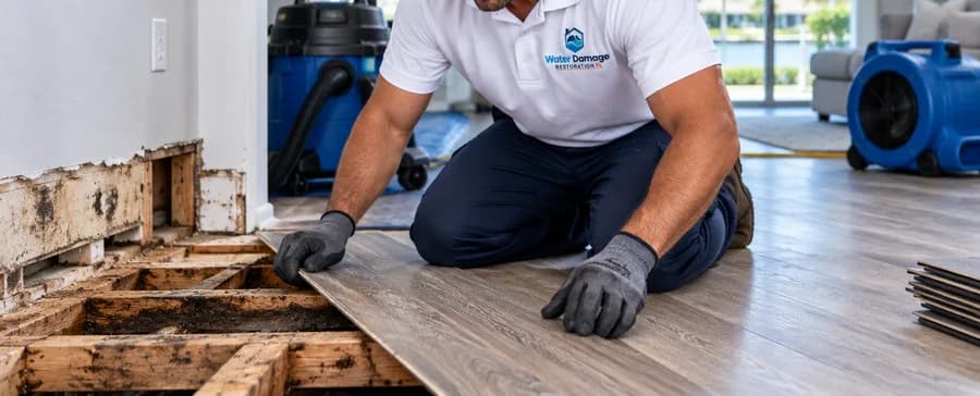 Repair or replace by flooring type