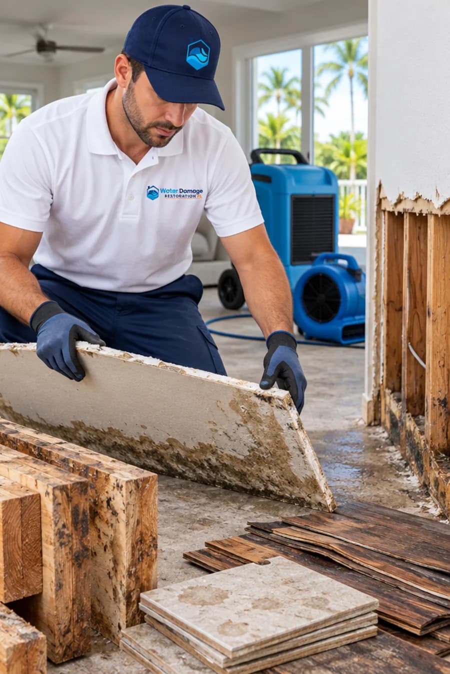 Materials we commonly replace after water damage