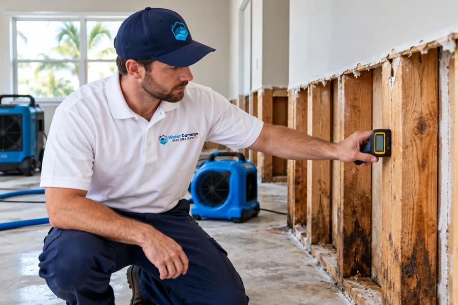 Repairs start with a dry structure