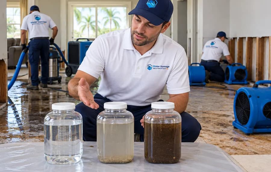 How the three water categories differ
