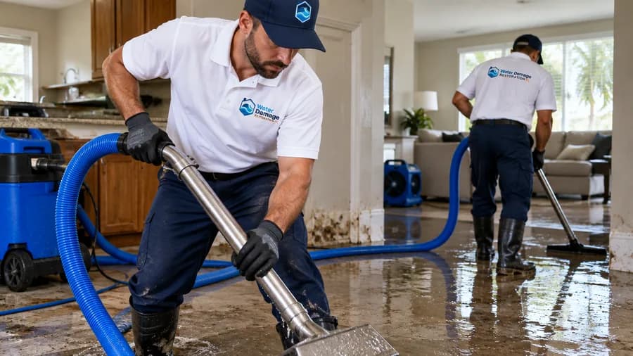 Our sewage cleanup process