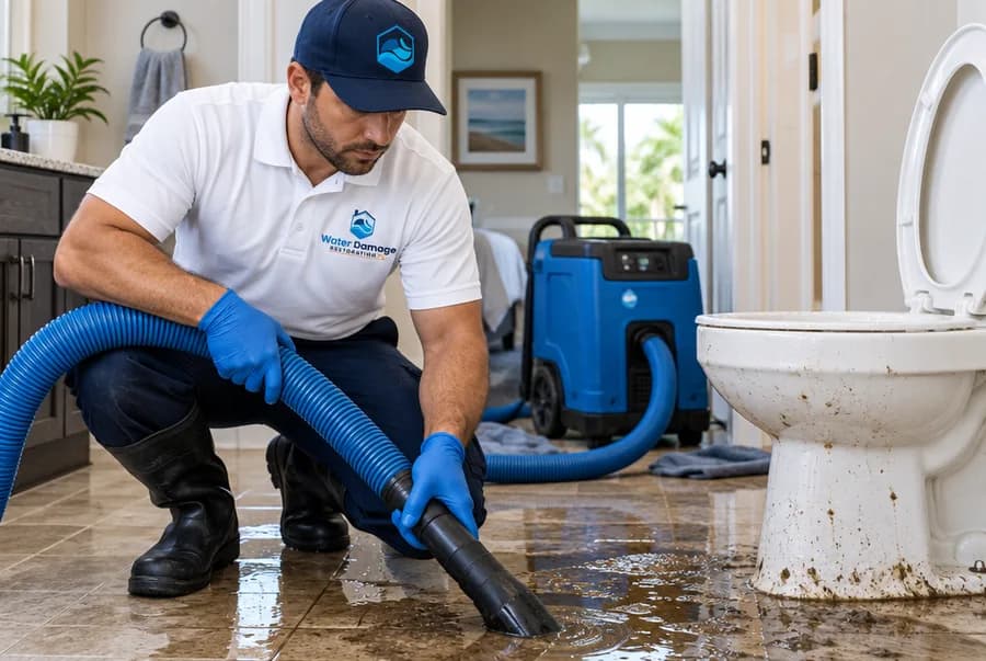 What causes a sewage backup