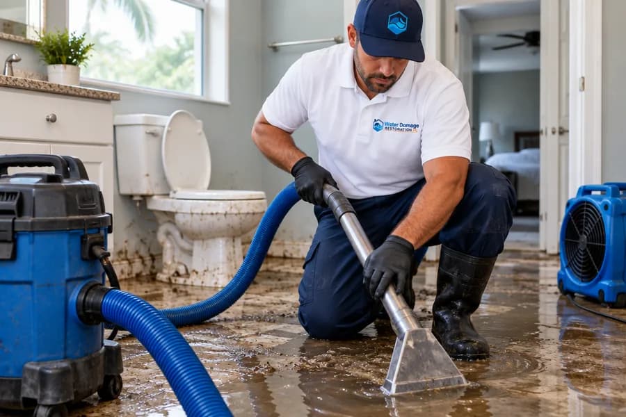 Our sewer backup cleanup steps