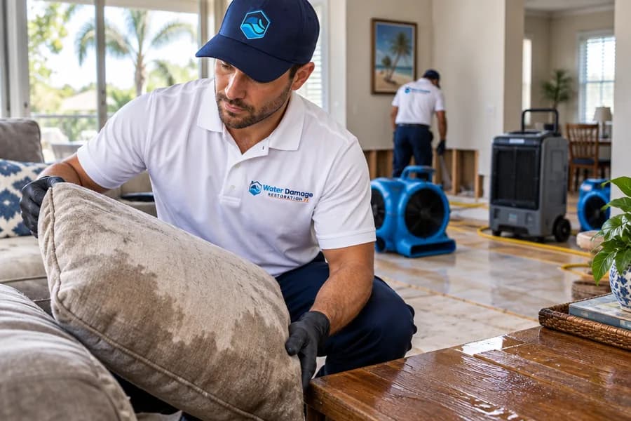 Drying your belongings, not just the structure