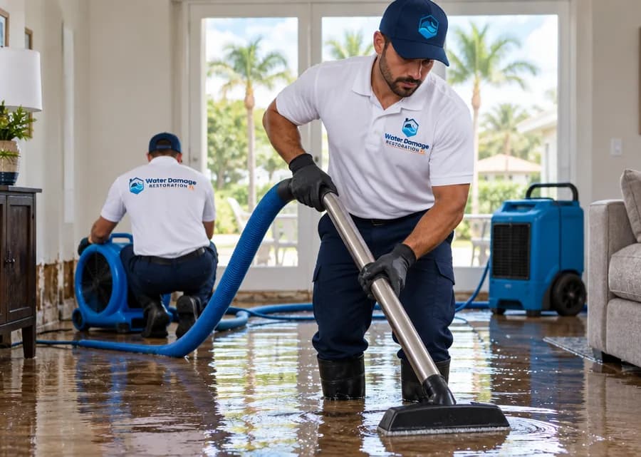 How we remove standing water