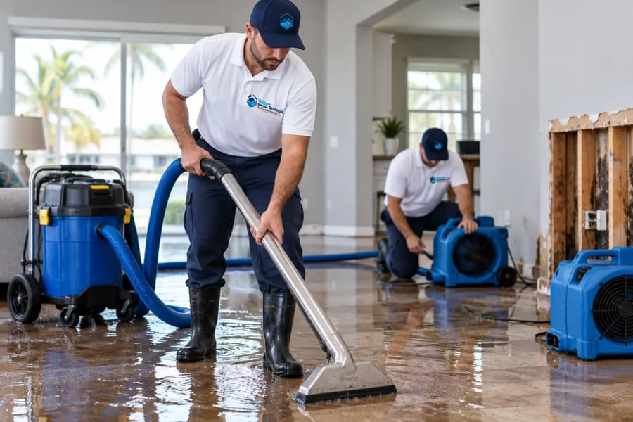 How we remove water quickly